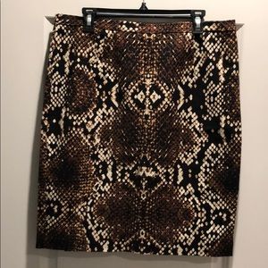 Michael Kors snakeskin skirt